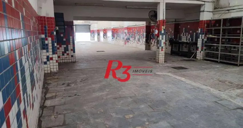 Galpão para alugar, 430 m² por R$ 11.700,00/mês - Vila Nova - Santos/SP