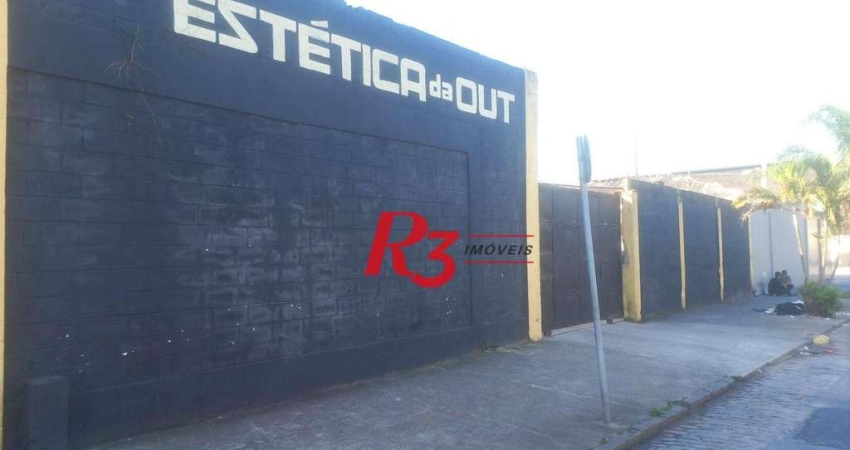Terreno, 520 m² - venda por R$ 1.400.000,00 ou aluguel por R$ 30.000,02/mês - Vila Matias - Santos/SP