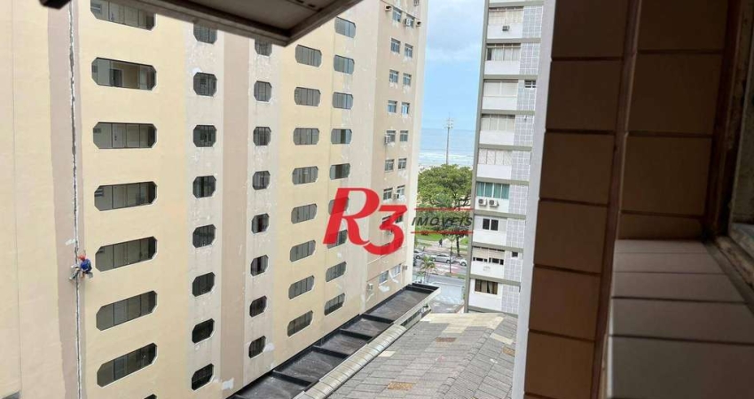 Apartamento com 2 dormitórios à venda, 75 m² por R$ 550.000,00 - Gonzaga - Santos/SP