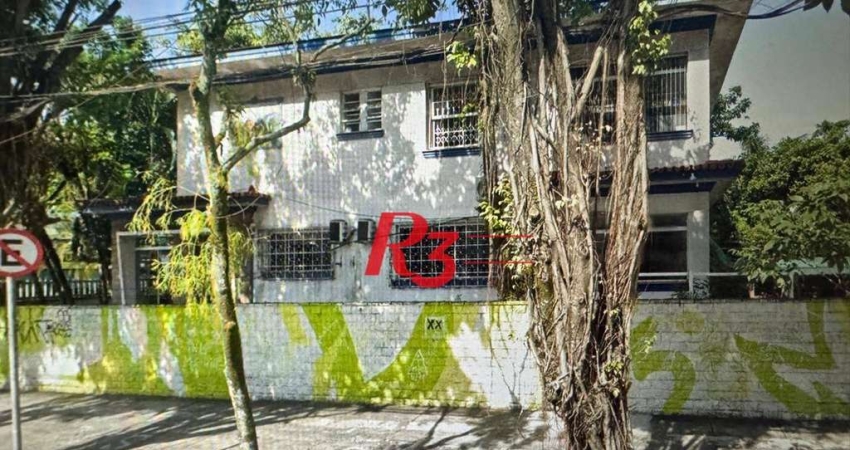Sobrado para alugar, 336 m² por R$ 15.000,00/mês - Vila Matias - Santos/SP