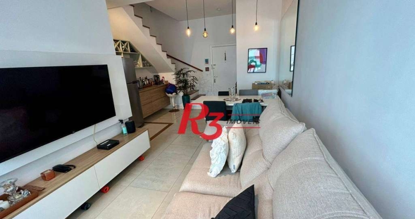 Apartamento no Loft Santos com 2 dormitórios à venda, 83 m² por R$ 800.000 - Gonzaga - Santos/SP