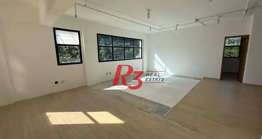 Sala, 83 m² - venda por R$ 336.000,00 ou aluguel por R$ 5.571,41/mês - Marapé - Santos/SP