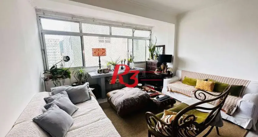 Apartamento com 2 dormitórios à venda, 82 m² por R$ 345.000,00 - José Menino - Santos/SP