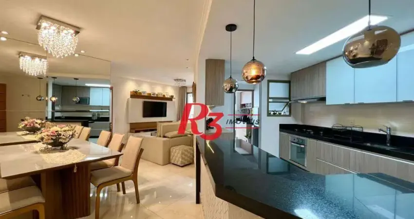 Apartamento com 2 dormitórios à venda, 96 m² por R$ 990.000,00 - Canto do Forte - Praia Grande/SP