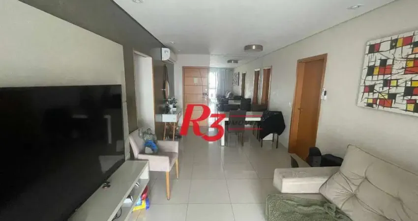 Apartamento com 3 dormitórios à venda, 129 m² por R$ 2.235.000,00 - Aparecida - Santos/SP