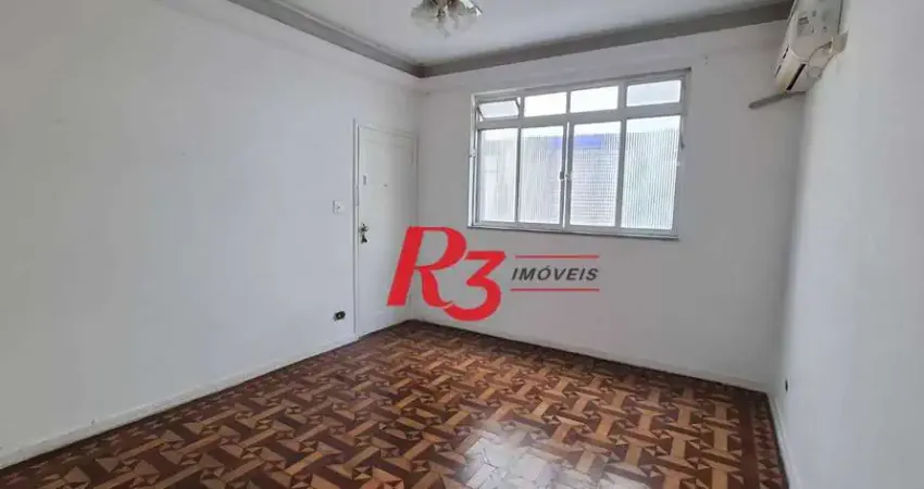 Apartamento com 3 dormitórios para alugar, 83 m² por R$ 3.000,02/mês - Vila Mathias - Santos/SP