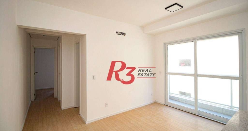 Apartamento com 2 dormitórios à venda, 75 m² por R$ 998.000,00 - Aparecida - Santos/SP