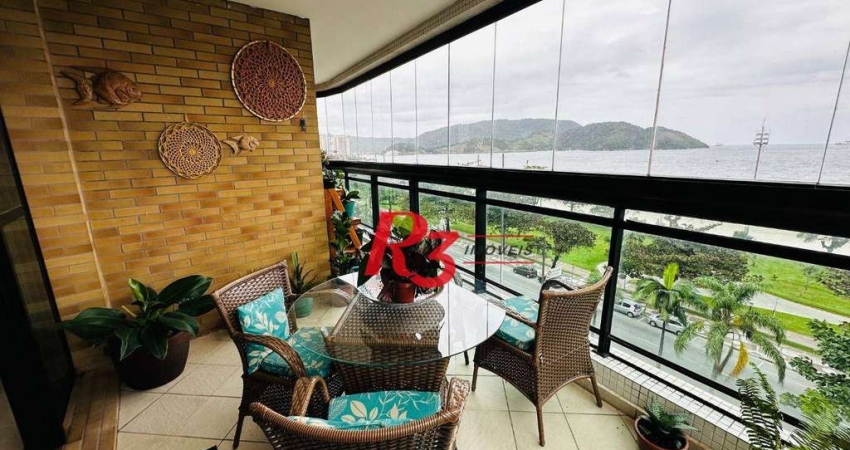 Apartamento com 4 suítes à venda, 297 m² por R$ 5.600.000 - Aparecida - Santos/SP