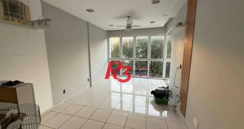 Apartamento com 2 dormitórios para alugar, 80 m² por R$ 4.000,00/mês - Campo Grande - Santos/SP