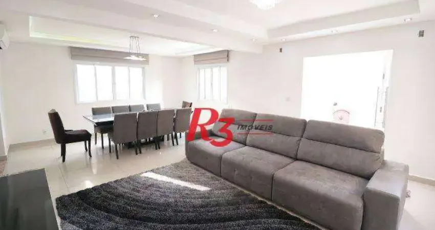 Sobrado com 4 dormitórios à venda, 237 m² por R$ 2.400.000,00 - José Menino - Santos/SP