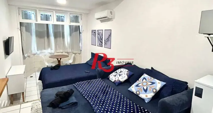 Apartamento com 1 dormitório à venda, 30 m² por R$ 357.000,00 - Boqueirão - Santos/SP