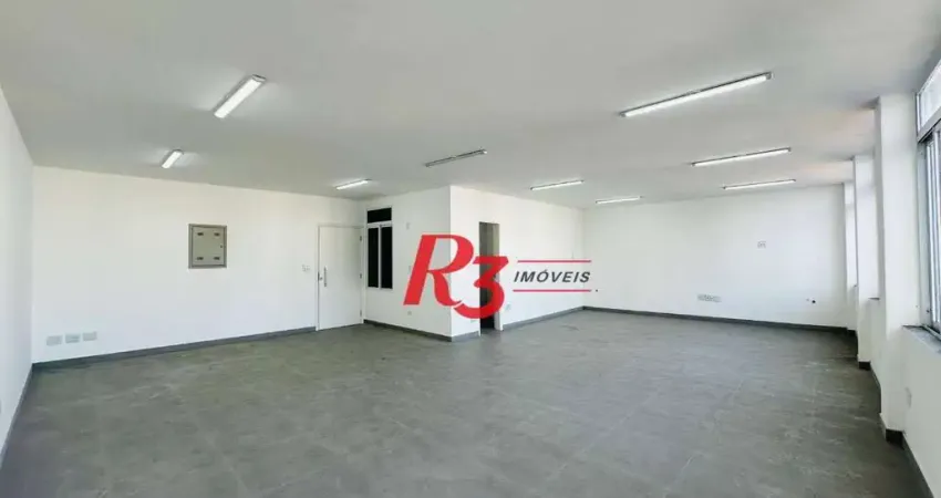 Sala para alugar, 70 m² por R$ 3.800,00/mês - Centro - Santos/SP