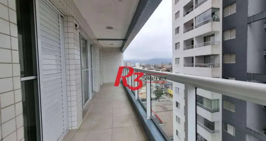 Apartamento com 2 dormitórios para alugar, 80 m² por R$ 4.925,00/mês - Macuco - Santos/SP