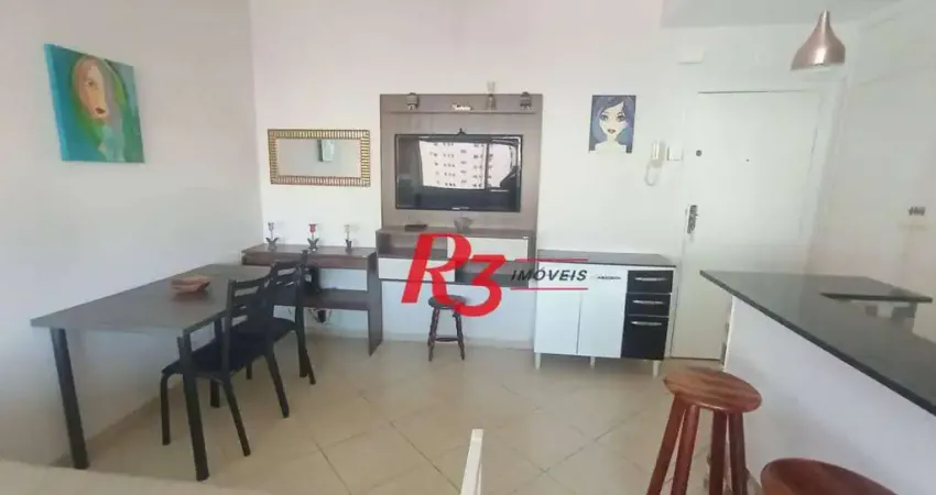 Kitnet com 1 dormitório, 36 m² - venda por R$ 330.000,00 ou aluguel por R$ 3.000,00/mês - Gonzaga - Santos/SP