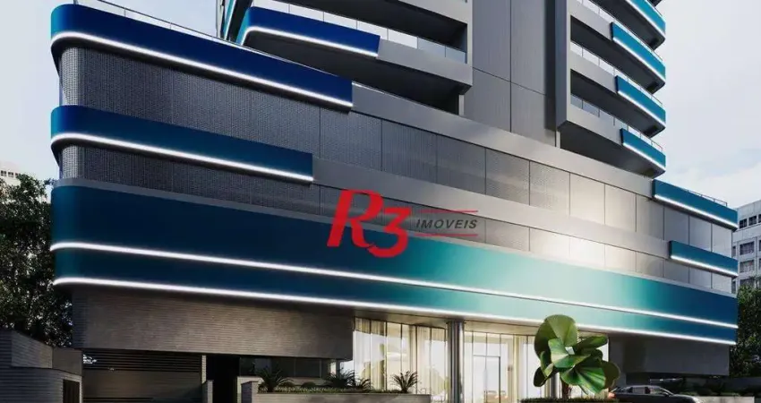 Apartamento com 4 dormitórios à venda, 182 m² por R$ 4.500.000,00 - Ponta da Praia - Santos/SP