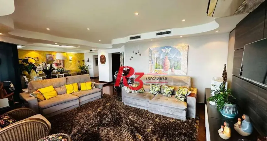 Apartamento com 4 dormitórios à venda, 262 m² por R$ 4.800.000,00 - Aparecida - Santos/SP