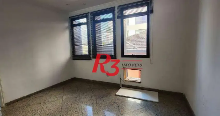 Sala para alugar, 65 m² por R$ 3.000,02/mês - Campo Grande - Santos/SP