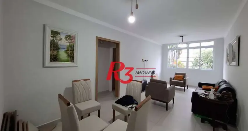 Apartamento com 2 dormitórios à venda, 98 m² por R$ 680.000,00 - Pompéia - Santos/SP