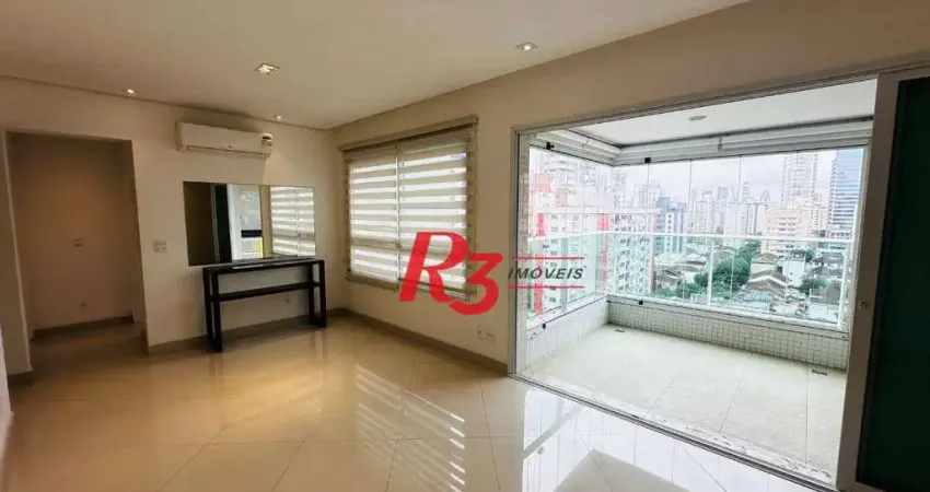 Apartamento com 2 dormitórios à venda, 98 m² por R$ 1.150.000,00 - Gonzaga - Santos/SP