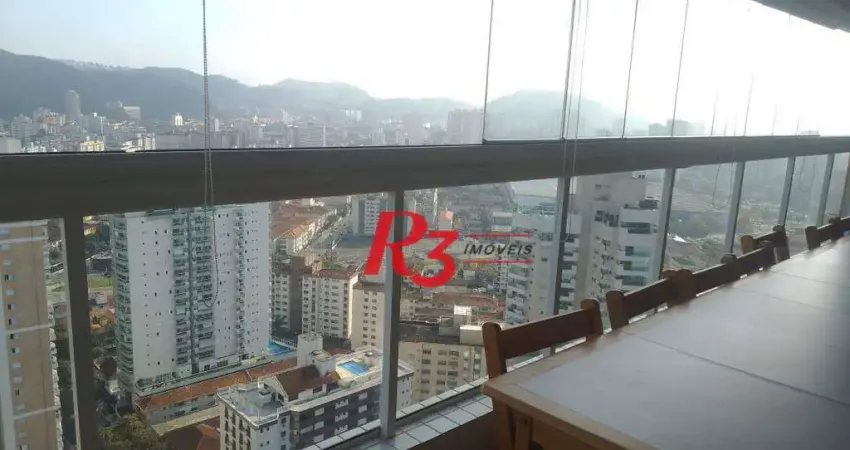Apartamento com 2 dormitórios à venda, 110 m² por R$ 1.505.200,00 - Gonzaga - Santos/SP