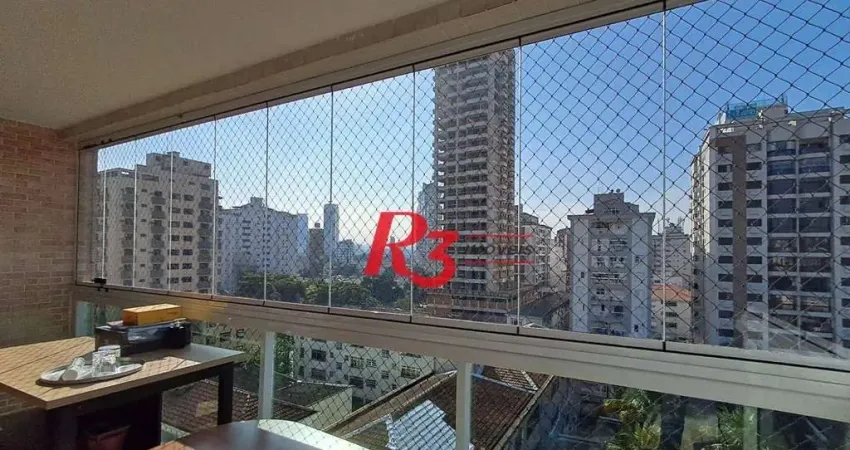 Apartamento com 3 dormitórios para alugar, 119 m² por R$ 11.000,00/mês - Ponta da Praia - Santos/SP