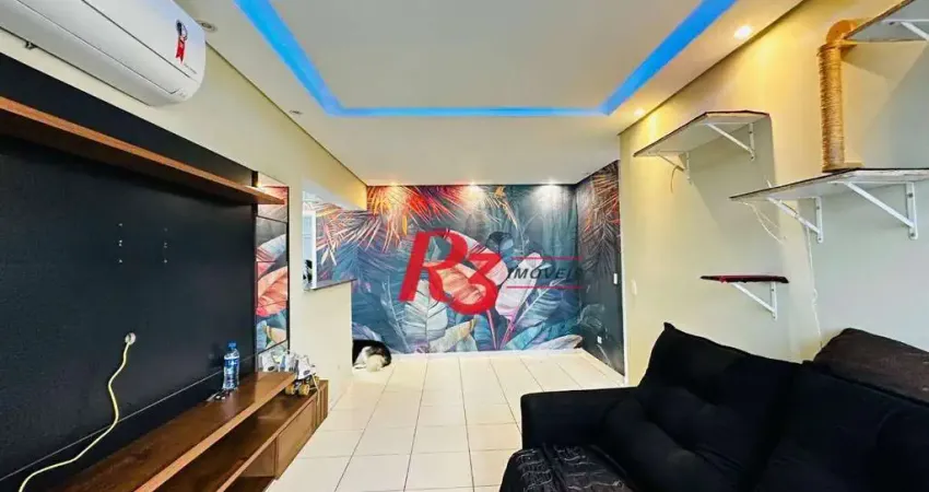 Apartamento com 2 dormitórios à venda, 69 m² por R$ 565.000,00 - Encruzilhada - Santos/SP