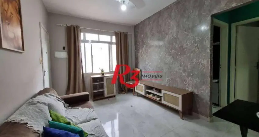 Apartamento com 2 dormitórios para alugar, 59 m² por R$ 3.085,00/mês - Aparecida - Santos/SP