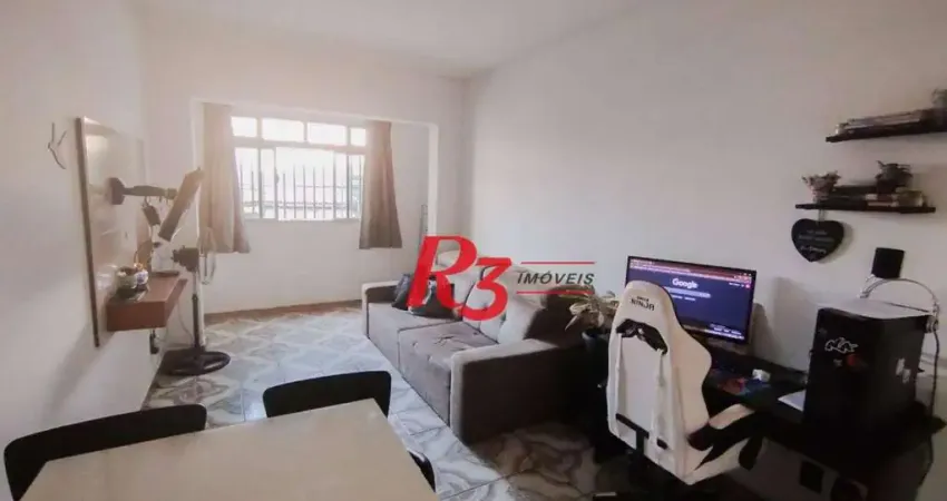 Apartamento com 3 dormitórios para alugar, 118 m² por R$ 3.600,02/mês - Macuco - Santos/SP