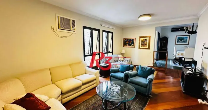 Apartamento com 4 dormitórios à venda, 196 m² por r$ 1.350.000,00 - boqueirão - santos/sp