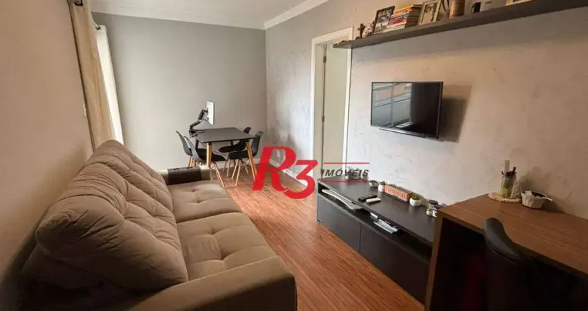 Apartamento com 1 dormitório para alugar, 65 m² - Ponta da Praia - Santos/SP
