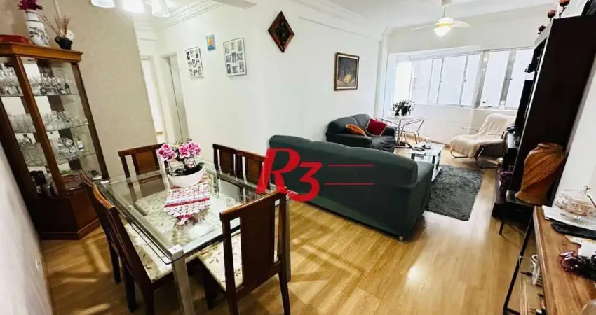 Apartamento com 2 dormitórios à venda, 90 m² por R$ 640.000,00 - Aparecida - Santos/SP