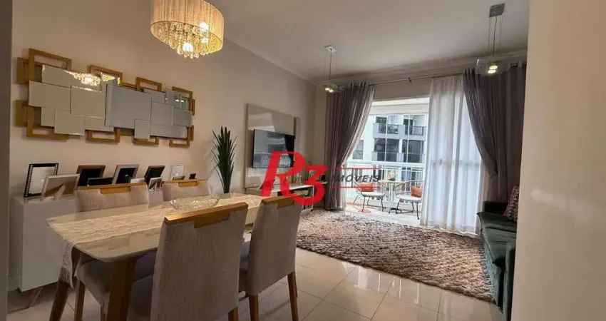Apartamento com 3 dormitórios à venda, 95 m² por R$ 1.450.000,00 - Gonzaga - Santos/SP