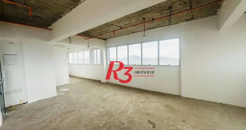 Sala para alugar, 47 m² por r$ 13.000,00/mês - ponta da praia - santos/sp