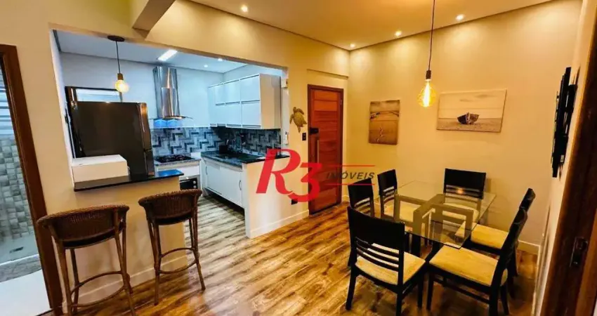 Apartamento para alugar, 63 m² por R$ 4.500,00 - José Menino - Santos/SP