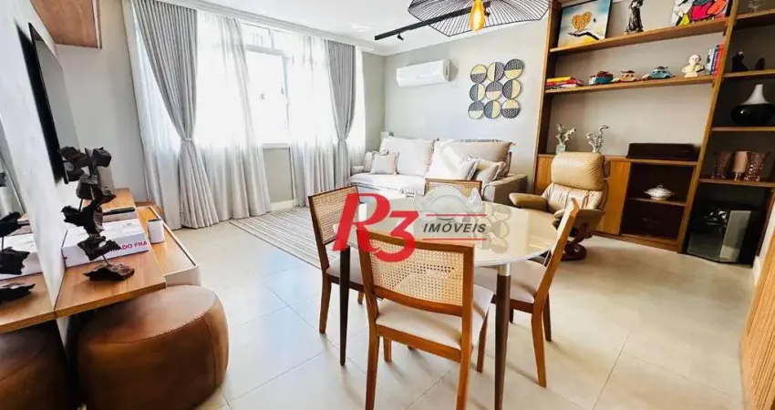 Apartamento com 3 dormitórios à venda, 157 m² por r$ 1.399.000,00 - aparecida - santos/sp
