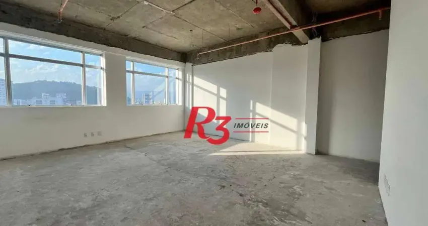 Sala para alugar, 50 m² por r$ 3.300,00/mês - vila matias - santos/sp