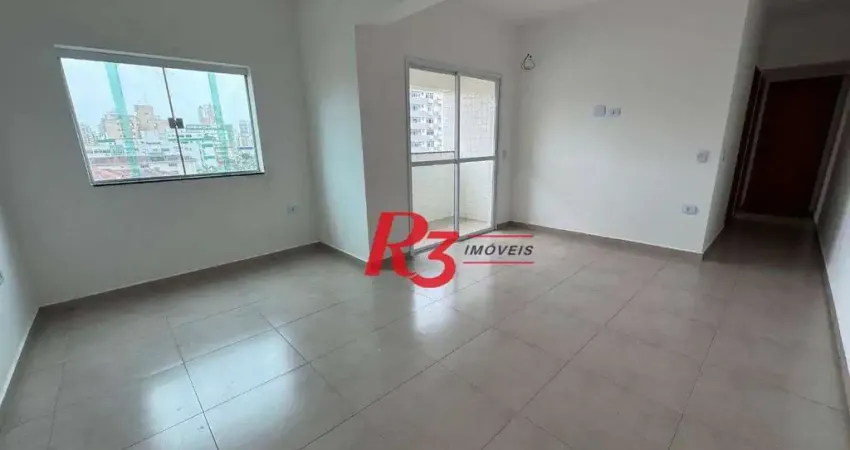 Apartamento com 2 dormitórios à venda, 74 m² por r$ 560.000,00 - campo grande - santos/sp