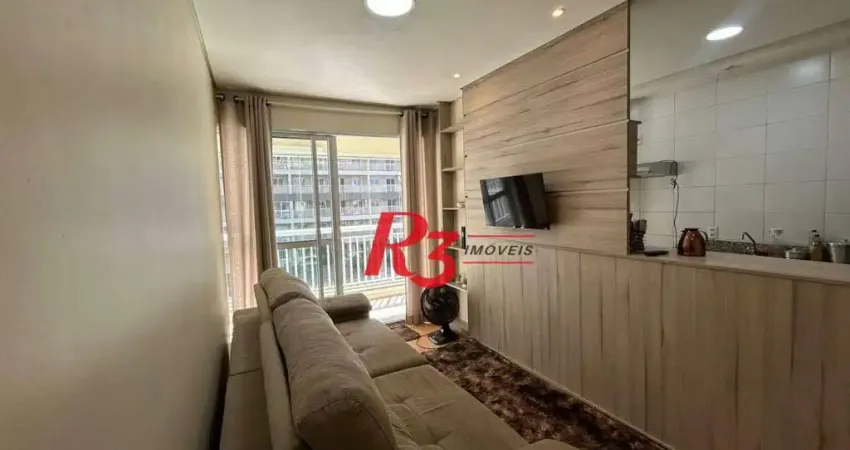 Apartamento com 1 dormitório à venda, 50 m² por r$ 380.000,00 - vila matias - santos/sp
