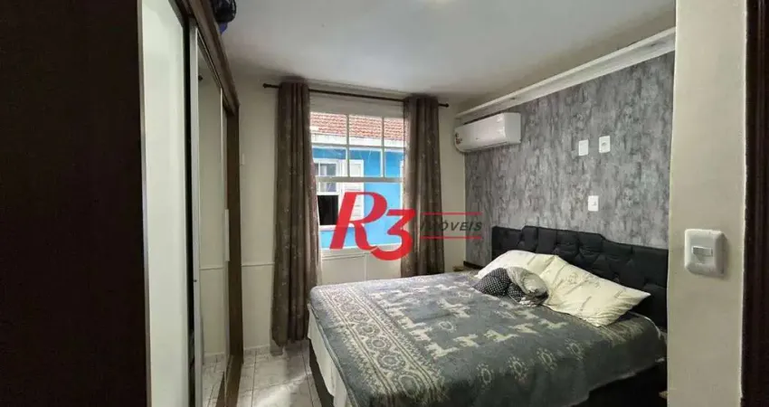 Apartamento com 2 dormitórios à venda, 70 m² por r$ 350.000,00 - marapé - santos/sp