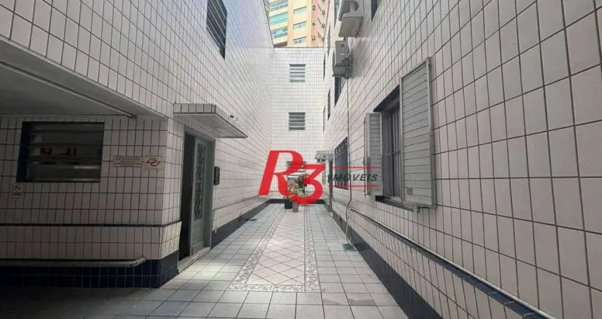 Apartamento com 2 dormitórios à venda, 65 m² por r$ 350.000,00 - boqueirão - santos/sp