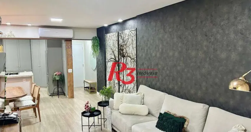 Apartamento à venda, 147 m² por r$ 1.000.000,00 - gonzaga - santos/sp