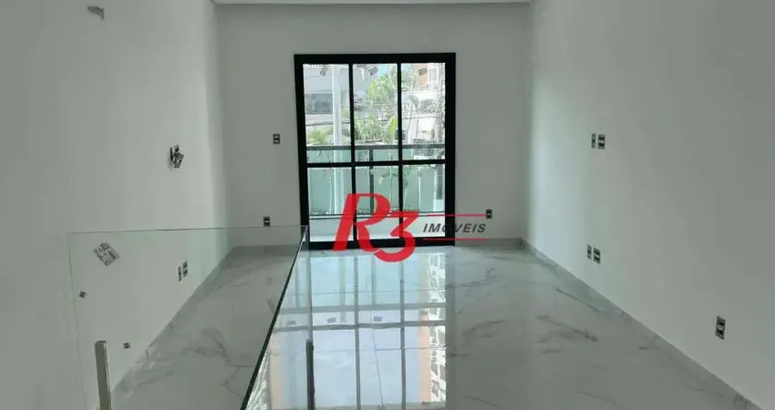 Casa com 3 dormitórios à venda, 98 m² - ponta da praia - santos/sp