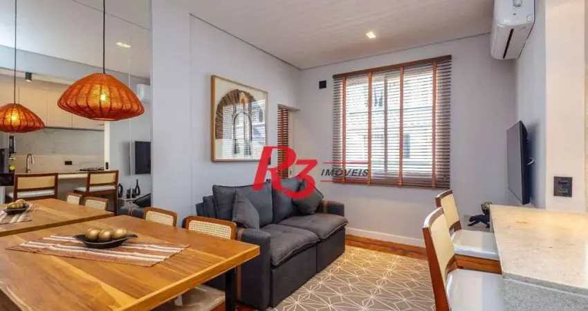 Apartamento com 2 dormitórios à venda, 63 m² por r$ 645.000,00 - aparecida - santos/sp