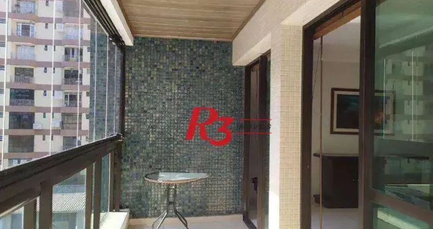 Apartamento à venda, 108 m² por r$ 1.065.000,00 - josé menino - santos/sp