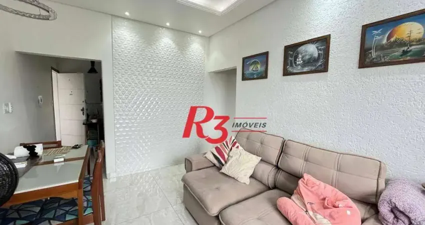 Apartamento à venda, 61 m² por r$ 750.000,00 - embaré - santos/sp