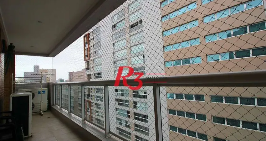 Apartamento à venda, 91 m² por r$ 1.250.000,00 - gonzaga - santos/sp