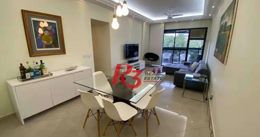Apartamento com 3 dormitórios à venda, 137 m² por r$ 1.520.000,00 - aparecida - santos/sp