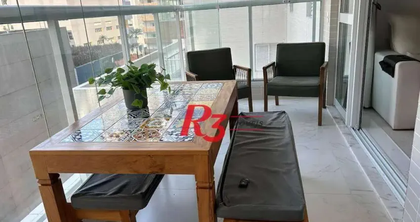 Apartamento à venda, 100 m² por r$ 2.186.000,00 - gonzaga - santos/sp