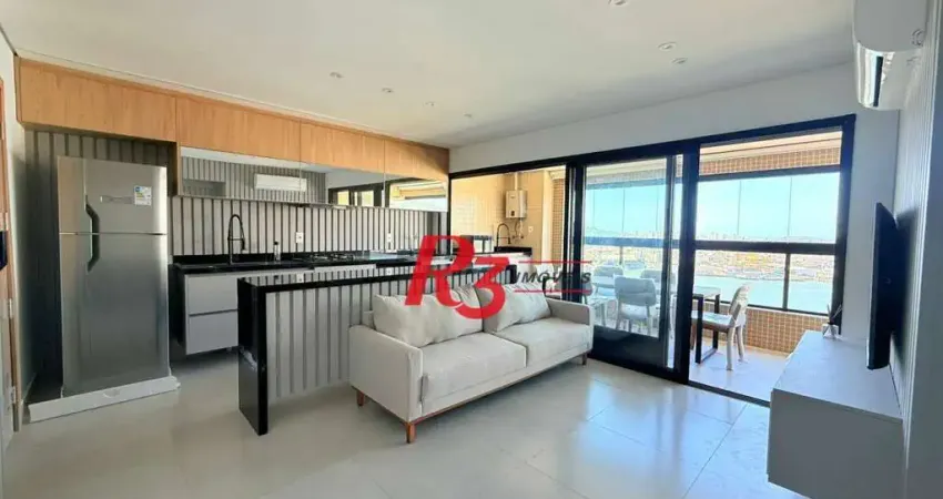 Apartamento com 2 dormitórios à venda, 65 m² por r$ 1.190.000,00 - ponta da praia - santos/sp