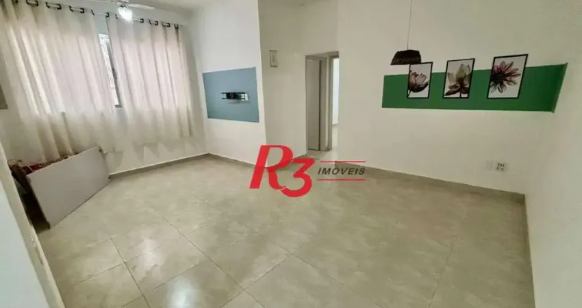 Apartamento com 2 dormitórios à venda, 70 m² por r$ 399.000,00 - boqueirão - santos/sp